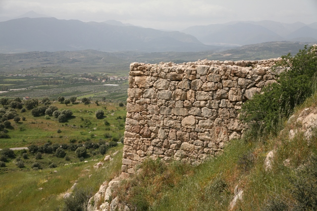 Mycenae - The southern bastion - near the house of columns